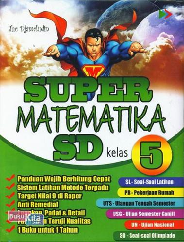 Cover Buku Super Matematika SD Kelas 5