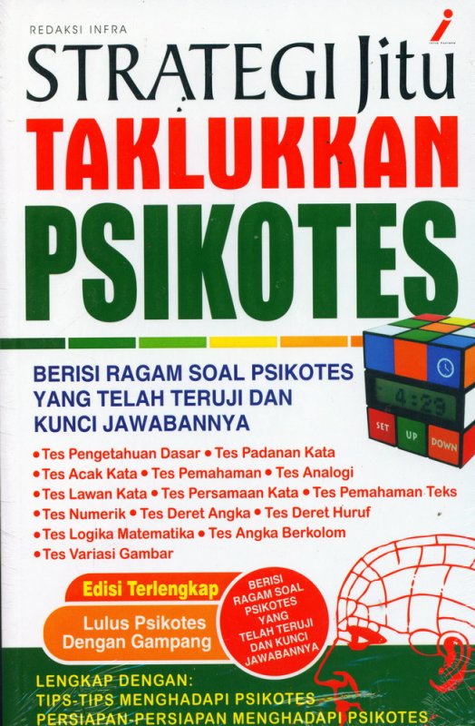 Cover Buku Strategi Jitu Taklukkan Psikotes