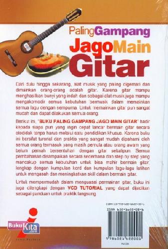 Cover Belakang Buku Paling Gampang Jago Main Gitar