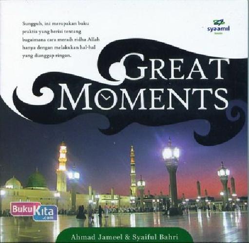 Cover Buku Great Moments