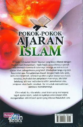 Cover Belakang Buku Pokok-Pokok Ajaran Islam
