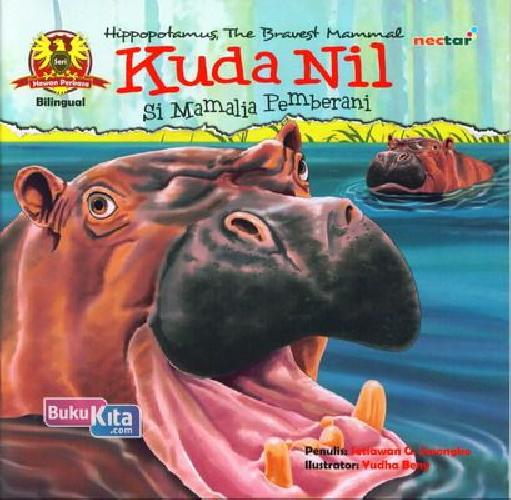 Cover Buku Kuda Nil Si Mamalia Pemberani