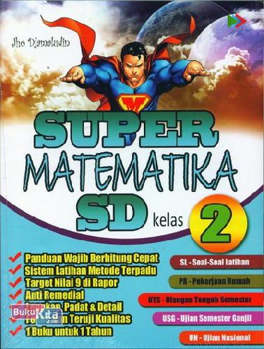 Cover Buku Super Matematika SD Kelas 2