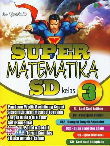 Cover Buku Super Matematika SD Kelas 3