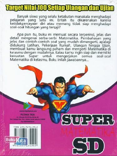 Cover Super Matematika SD Kelas 1