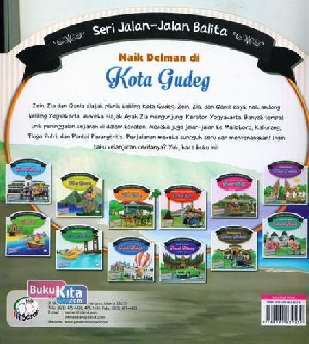 Cover Belakang Buku Naik Delman Di Kota Gudeg : Seri Jalan2 Balita
