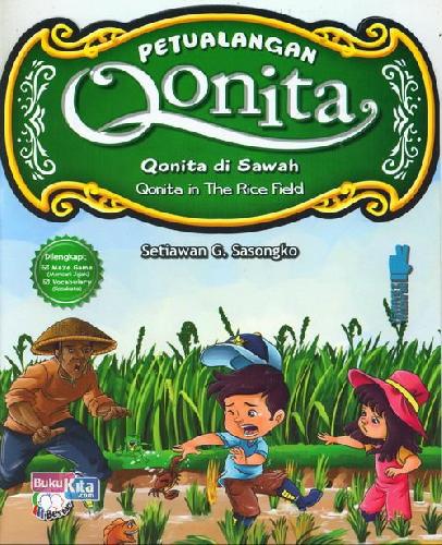 Cover Buku Petualangan Qonita : Qonita di Sawah