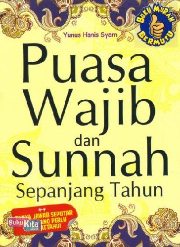 Cover Buku Puasa Wajib Dan Sunnah Sepanjang Tahun