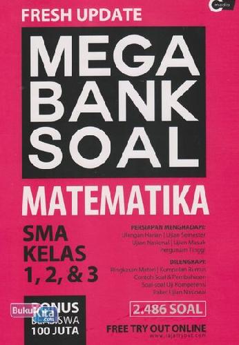 Cover Buku Fresh Update Mega Bank Soal Matematika Sma Kl 1,2&3