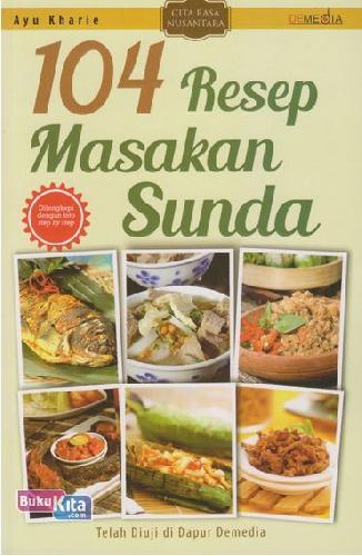 Cover Buku 104 Resep Masakan Sunda