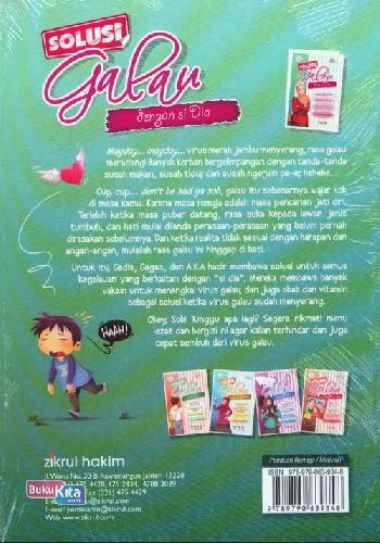 Cover Belakang Buku Solusi Galau dengan si Dia