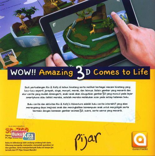Cover Belakang Buku WOW! Amazing 3D Comes to Life (Full Color)