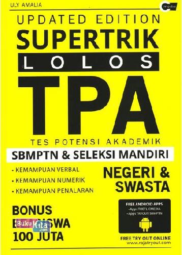Cover Buku Update Edition Supertik Lolos Tpa Sbmptn & Seleksi Mandiri