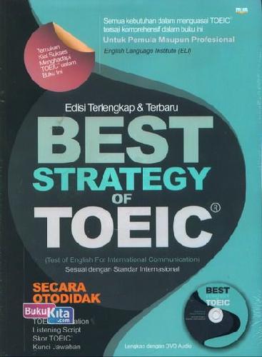 Cover Buku Best Strategy Of Toeic+Cd