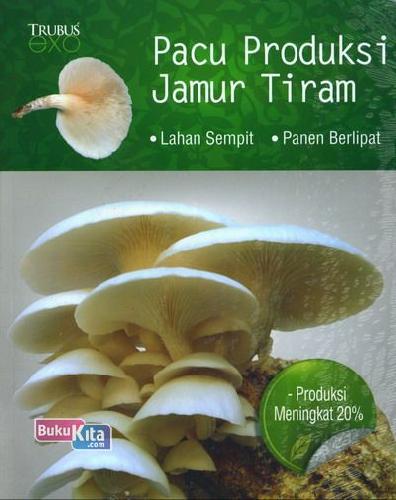 Cover Buku Pacu Produksi Jamur Tiram
