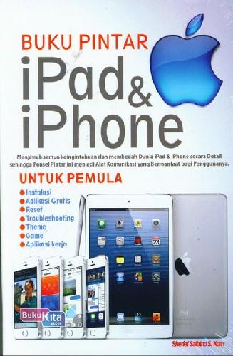 Cover Buku Buku Pintar iPad & iPhone Untuk Pemula