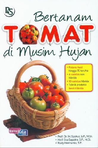 Cover Buku Bertanam Tomat Di Musim Hujan