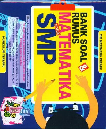 Cover Depan Buku Bank Soal & Rumus Matematika untuk SMP
