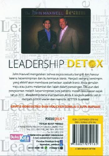 Cover Belakang Buku Leadership Detox