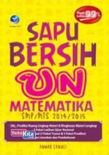 Cover Buku Sapu Bersih UN Matematika SMP/MTs 2014/2015