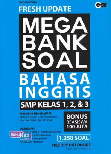 Cover Buku Smp Kl 1-3 Fresh Update Mega Bank Soal Bahasa Inggris