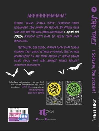 Cover Belakang Buku Scary Tales #2: I Scream. You Scream!