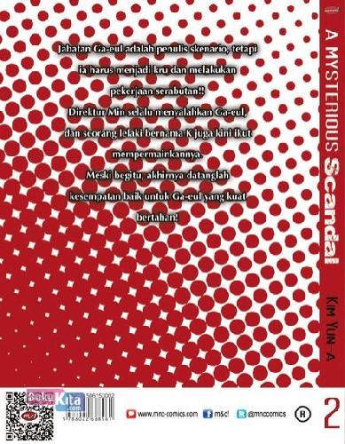 Cover Belakang Buku Mysterious Scandal Vol. 2