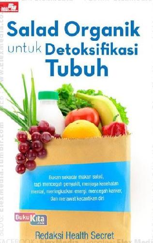 Cover Buku Salad Organik Untuk Detoksifikasi Tubuh
