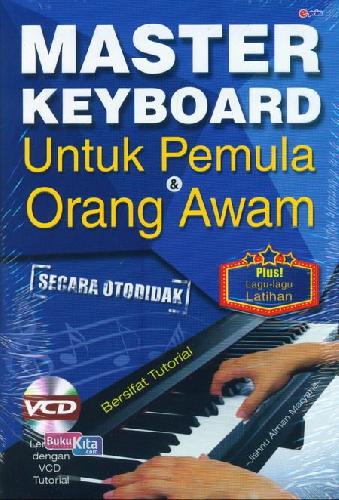 Cover Buku Master Keyboard Untuk Pemula&Orang Awam+Vcd