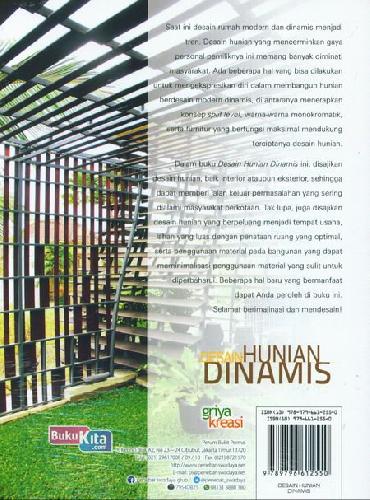 Cover Belakang Buku Desain Hunian Dinamis