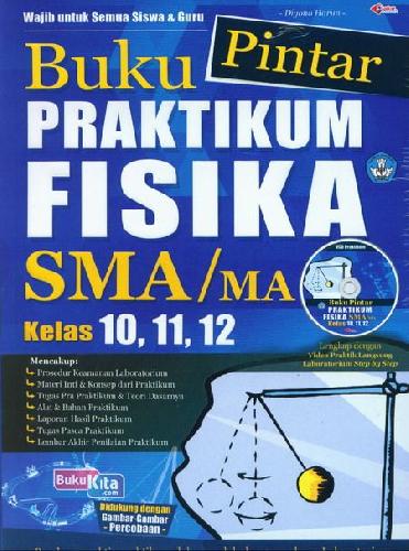 Cover Buku Sma/Ma Kl 10-12 Buku Pintar Praktikum Fisika+Vcd