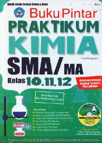 Cover Buku Sma/Ma Kl 10-12 Buku Pintar Praktikum Kimia+Vcd