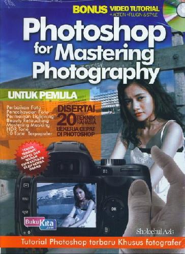 Cover Buku Photoshop For Mastering Photography+Cd