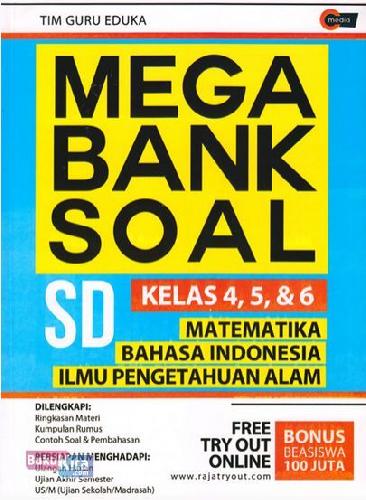 Cover Buku Mega Bank Soal SD Kelas 4, 5, & 6