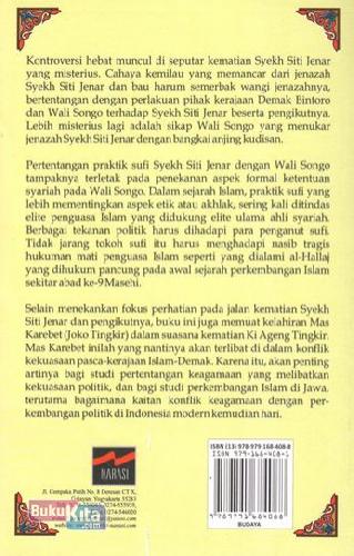 Cover Belakang Buku Jalan Kematian Syekh Siti Jenar