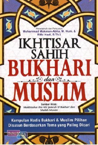 Cover Buku Ikhtisar Sahih Bukhari Dan Muslim