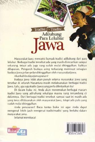 Cover Belakang Buku Tradisi-tradisi Adiluhung Para Leluhur Jawa