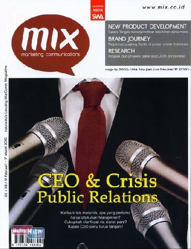 Cover Buku Majalah MIX Marketing Communications 02 | 17 Februari - 17 Maret 2015