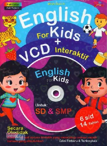 Cover Buku English For Kids + Cd