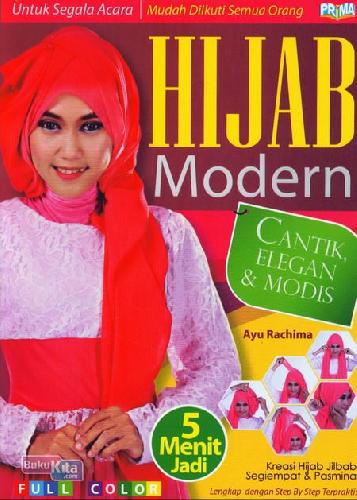Cover Buku Hijab Modern Cantik,Elegan&Modis
