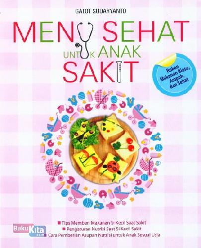 Cover Buku Menu Sehat Untuk Anak Sakit