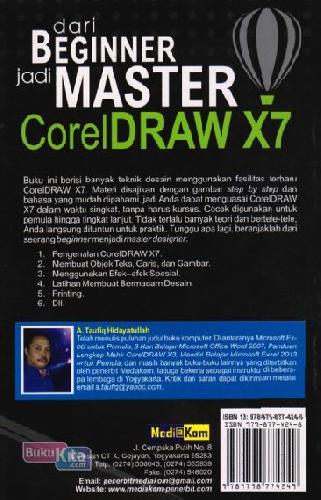 Cover Belakang Buku Dari Beginner Jadi Master CorelDRAW X7