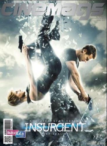 Cover Buku Majalah Cinemags Cover The Divergent Series: Insurgent Edisi 188 - March 2015