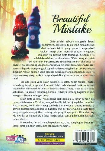 Cover Belakang Buku Beautiful Mistake : Karena Cinta Tak Pernah Salah 