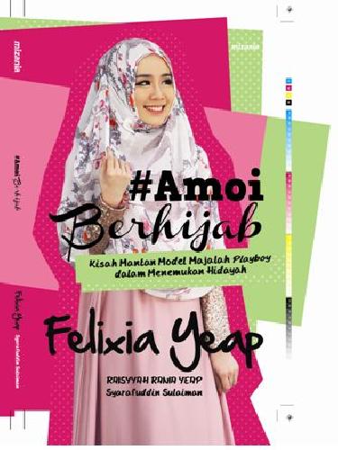 Cover Buku Amoi Berhijab : Kisah Mantan Model Majalah Playboy Dalam Menemukan Hidayah