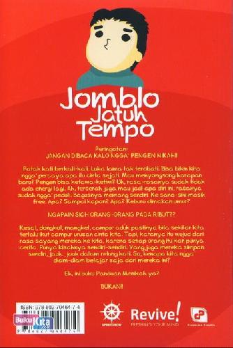 Cover Belakang Buku Jomblo Jatuh Tempo
