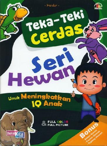 Cover Buku Teka Teki Cerdas Seri Hewan Untuk Meningkatkan Iq Anak