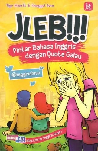 Cover Buku Jleb Pintar Bahasa Inggris Dengan Quote Galau