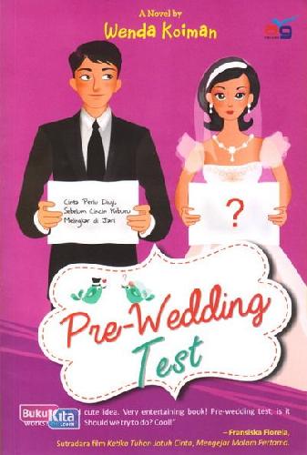 Cover Buku Pre Wedding Test