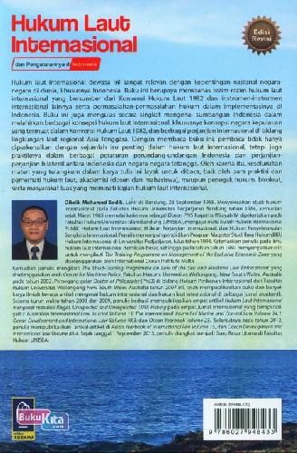 Cover Belakang Buku Hukum Laut Internasional dan Pengaturannya di Indonesia 